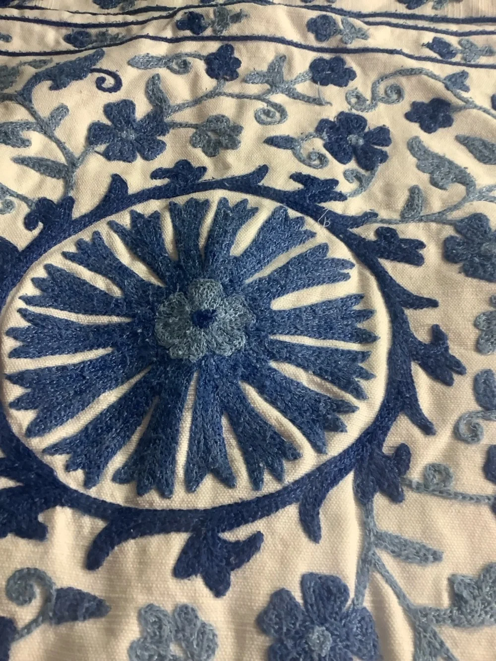 Pottery Barn THREE embroidered pillow covers RARE FIND